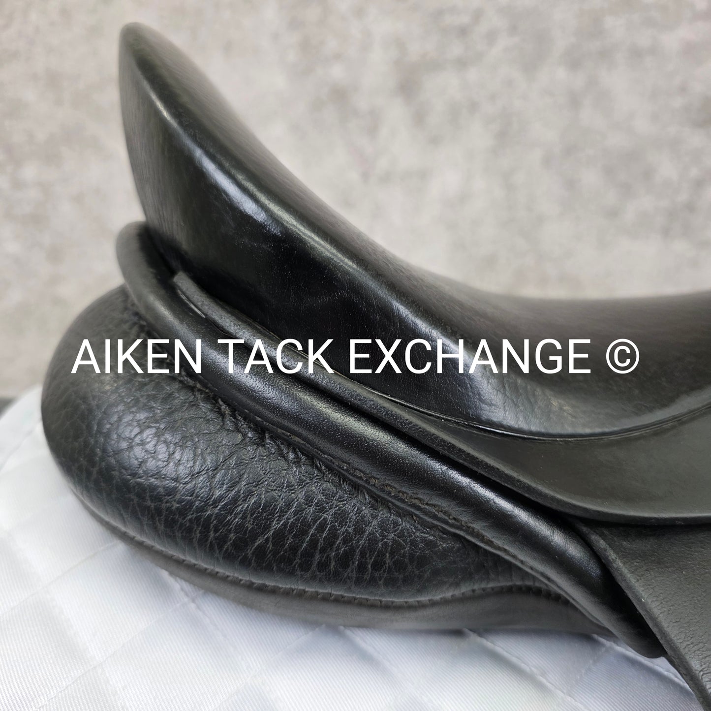 2000 Schleese JES Advanced Dressage Saddle, 17" Seat, M/MW Tree, Wool Flocked Panels