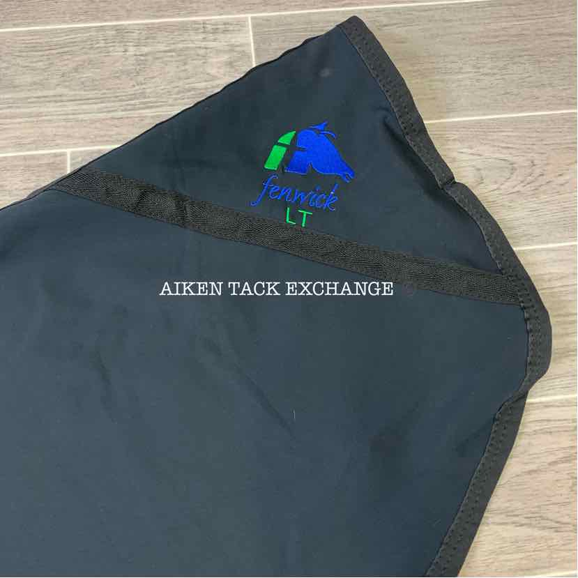 **CLEARANCE** Fenwick Equestrian LT Liquid Titanium Quarter Sheet, Black, Size M