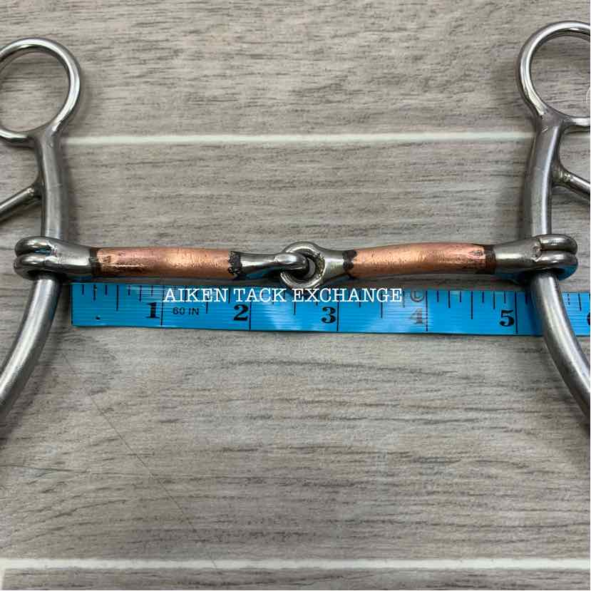 Reinsman 313 Long Shank Copper Single Joint Bit 5"
