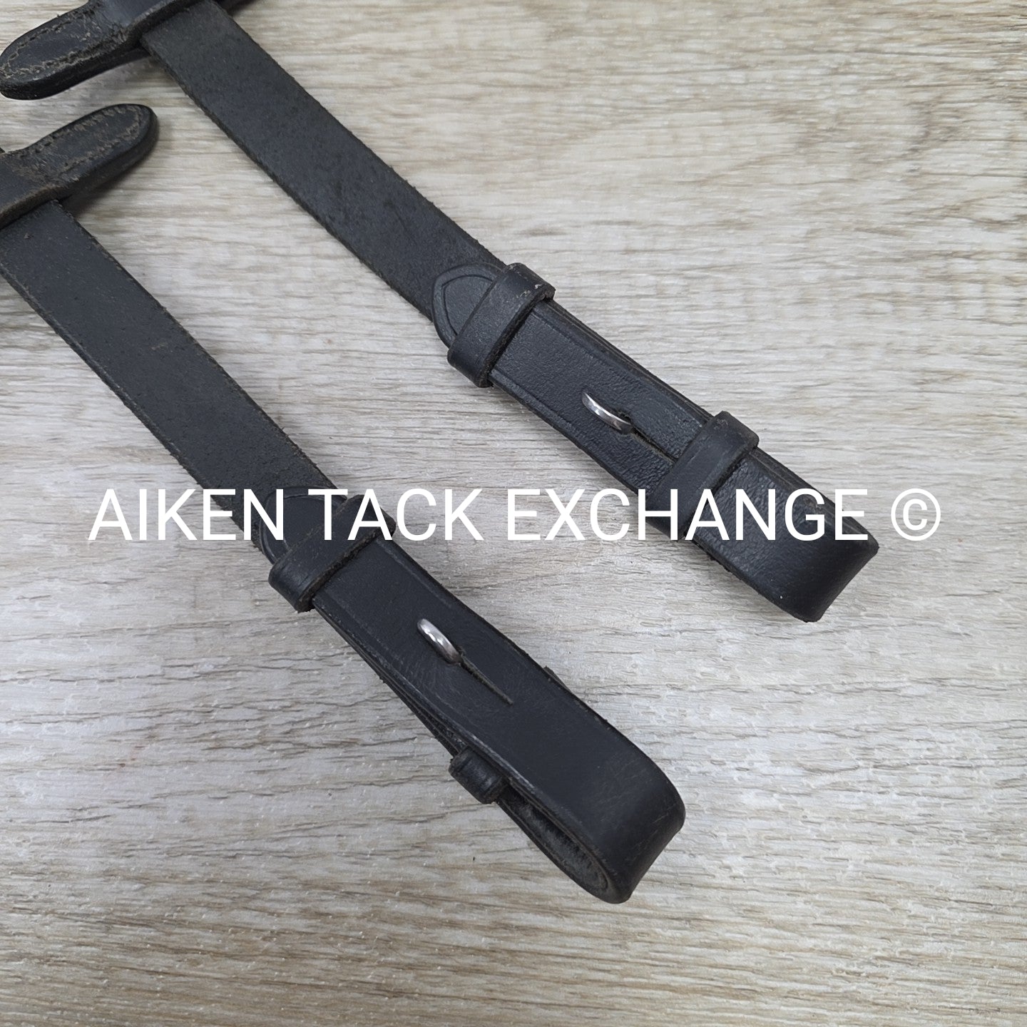 Double Layer Grip Anti-Slip Reins with Hand Loops, Black, 54"
