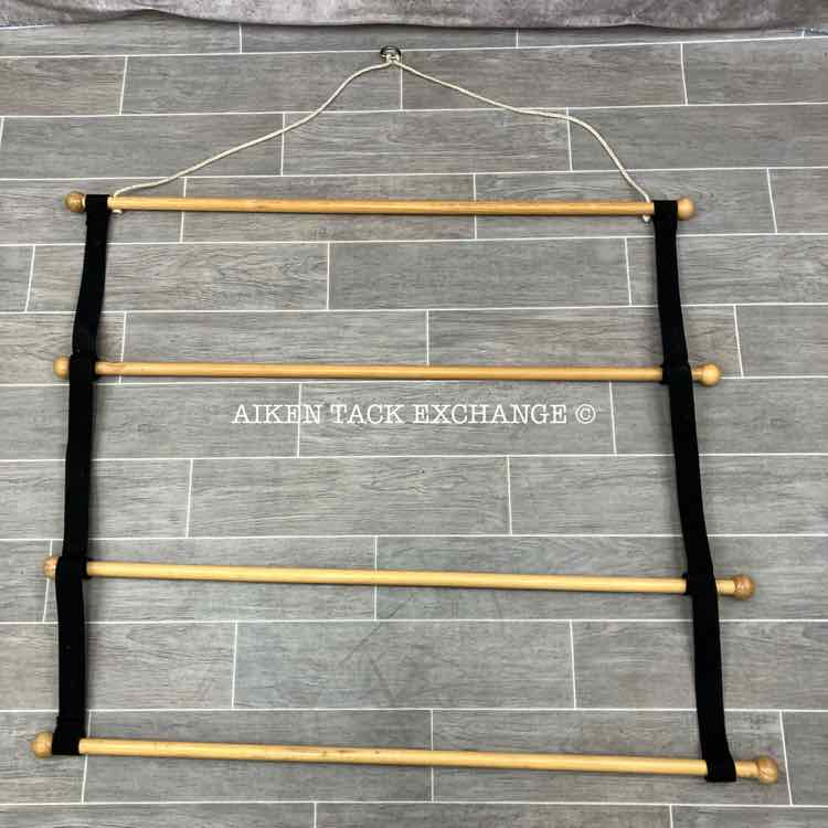 Hanging Wooden Blanket Rack
