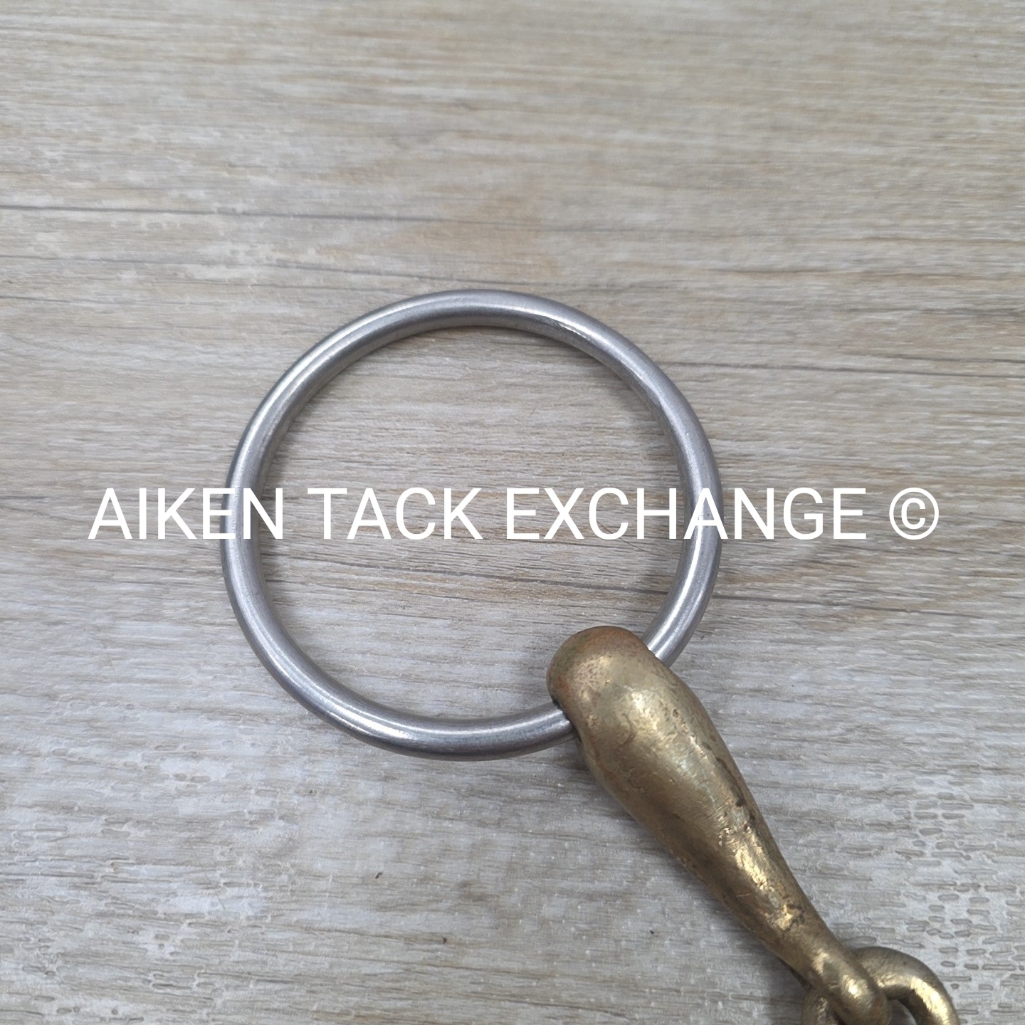 Copper French Link Loose Ring Bit 5"