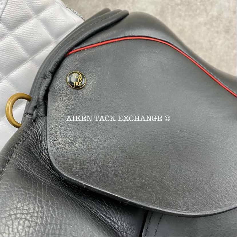 2022 JRD Bella Dressage Saddle, 19" Seat, Short Flap, Wide Tree, Wool Flocked Panels