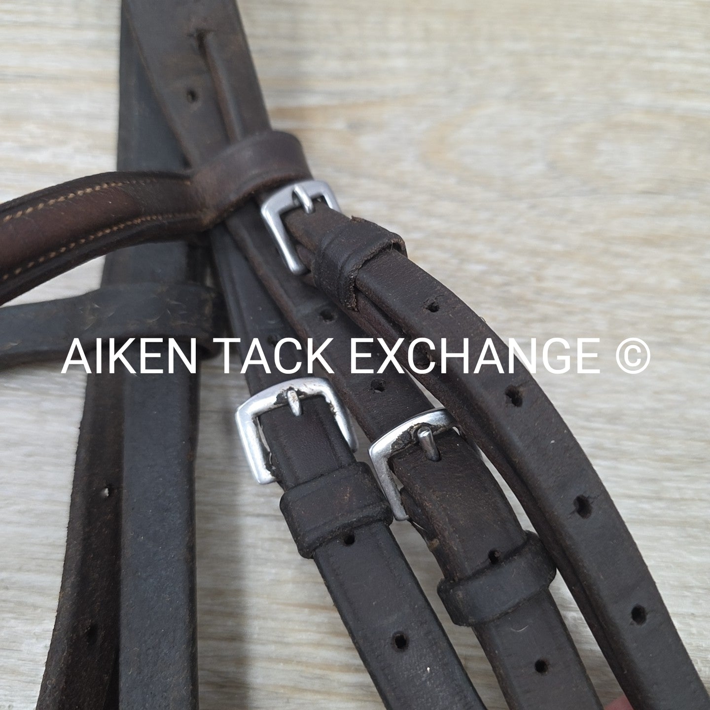 BARGAIN BUNDLE: Plain Raised Bridle with 2 Pairs Laced Reins