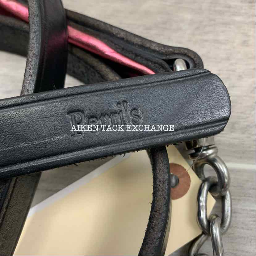 Perri's Padded Leather Lead with Chain