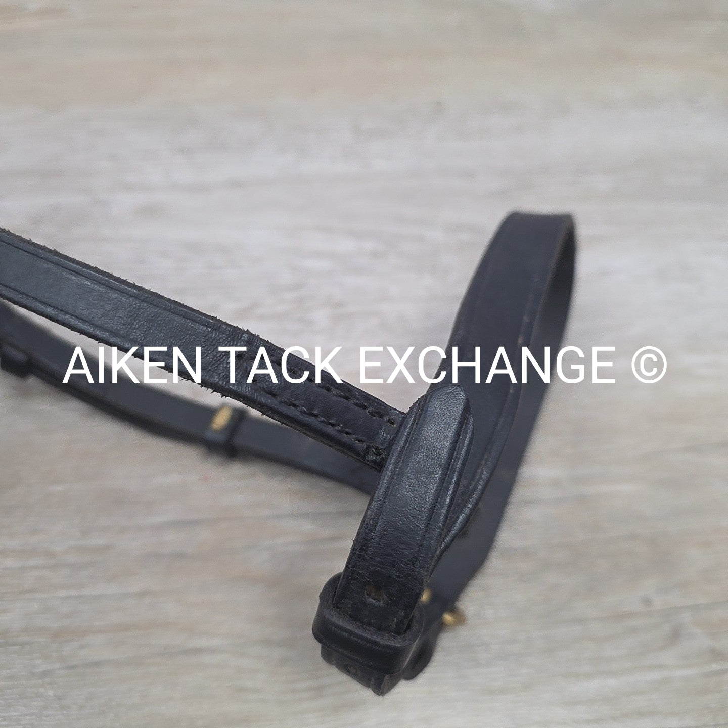 BARGAIN BUNDLE: Plain Flat Noseband & Padded Flash Noseband, Black, Size Full
