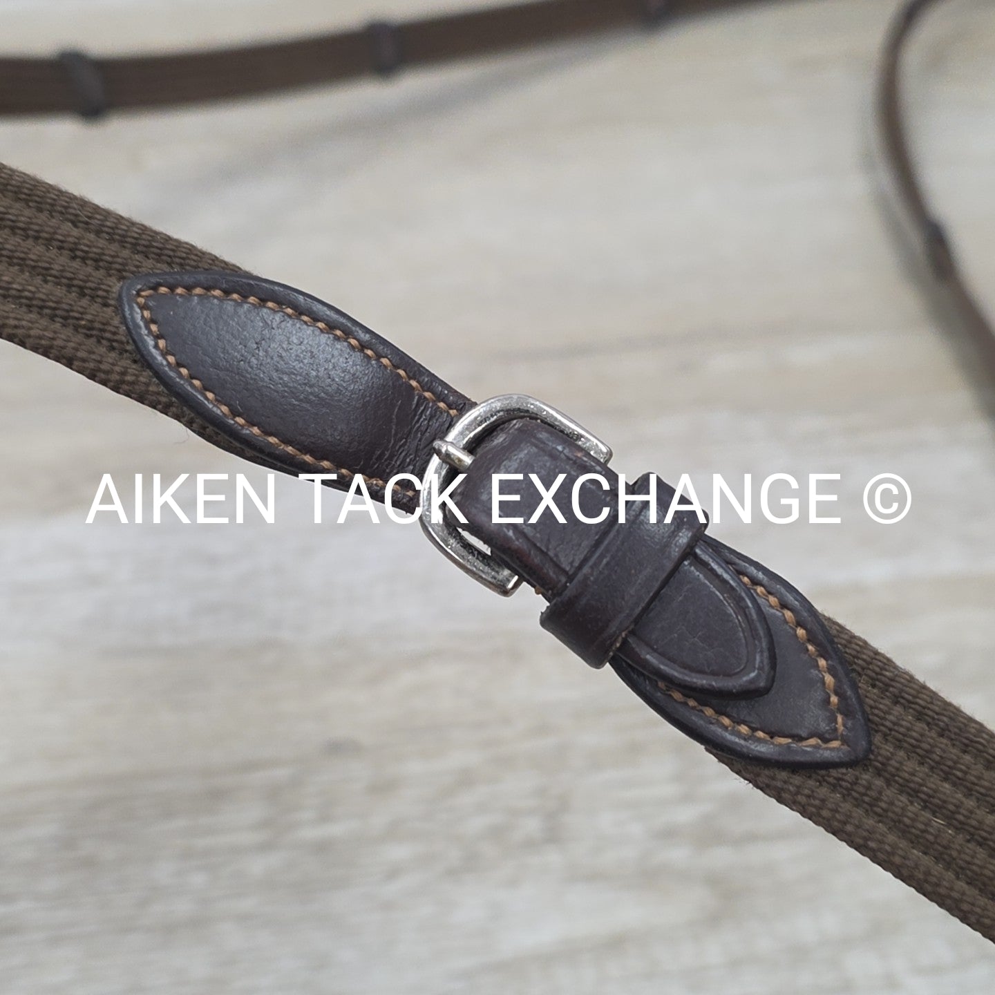 Bobby's English Silver Spur German Martingale Set, Brown, Warmblood (Oversize)