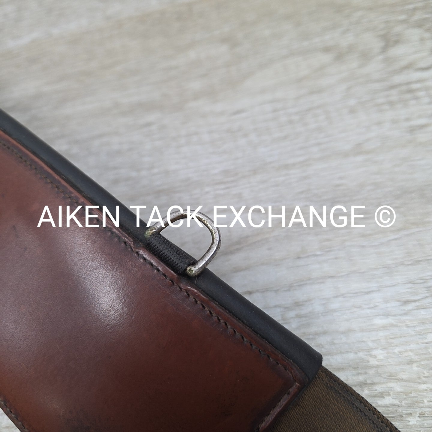 ThinLine Long Girth with Double End Elastic, Brown, 52"