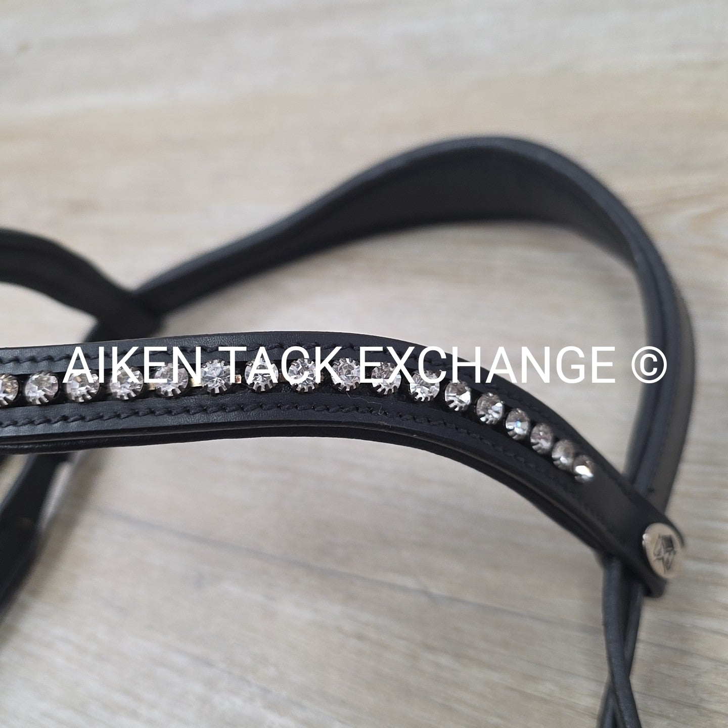 Solo Equine Anatomical Dressage Bridle, Black, No Reins, Size Full