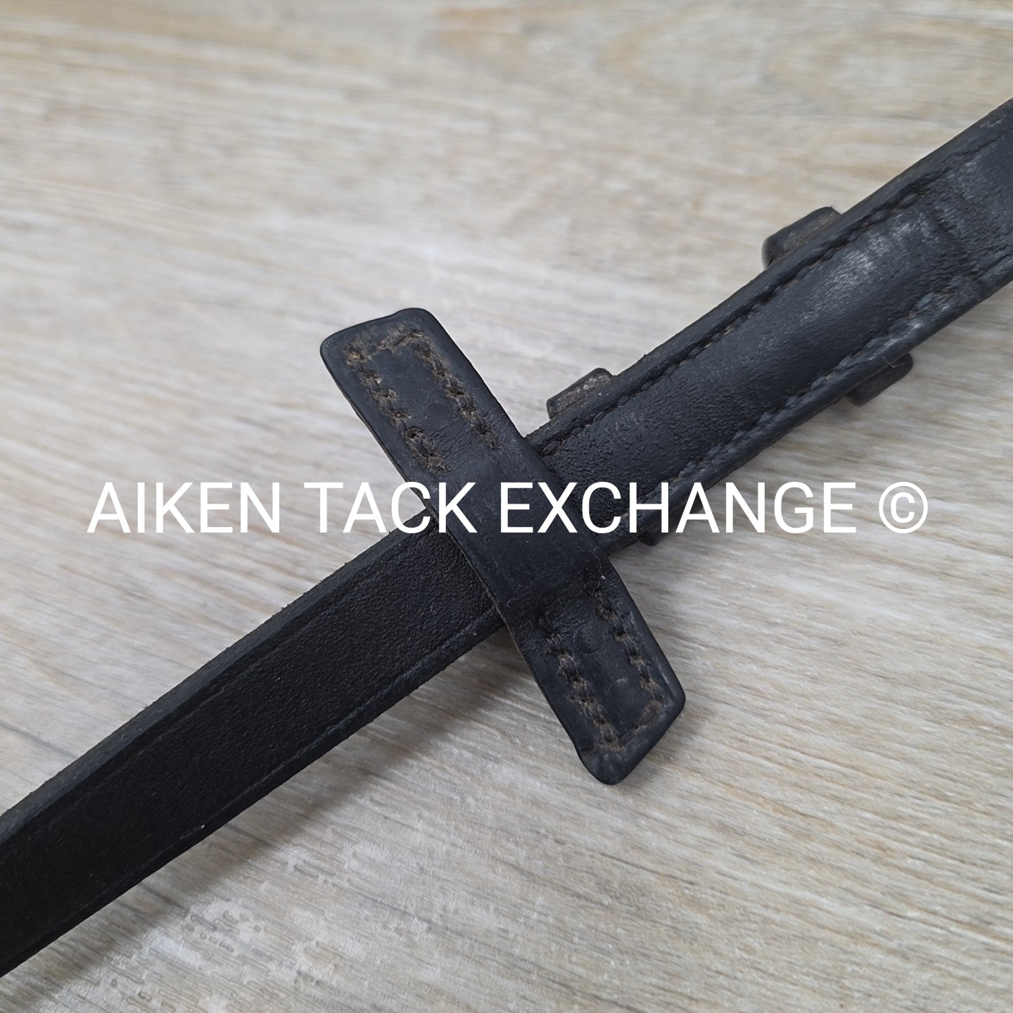 Stubben Rubber Reins, Black, 56"