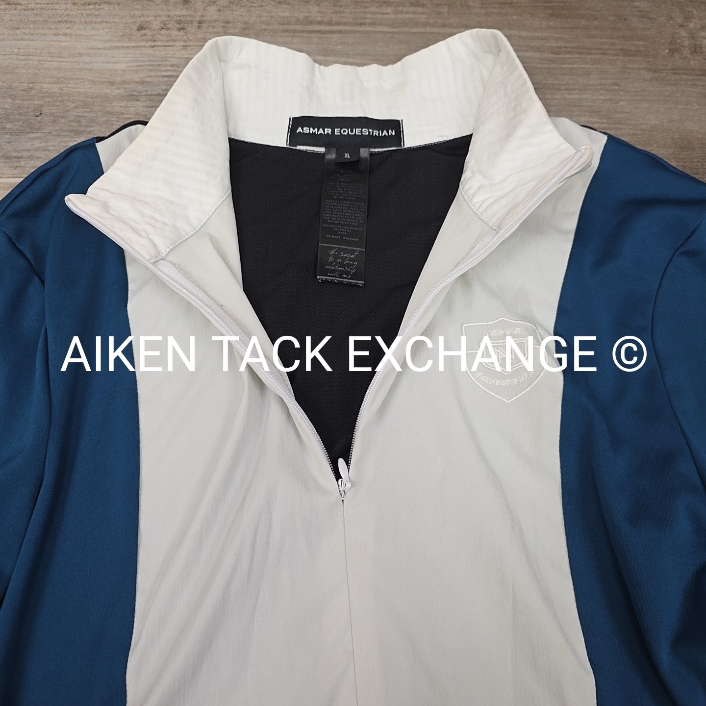 Asmar Equestrian Long Sleeve Show Shirt, Size X-Large