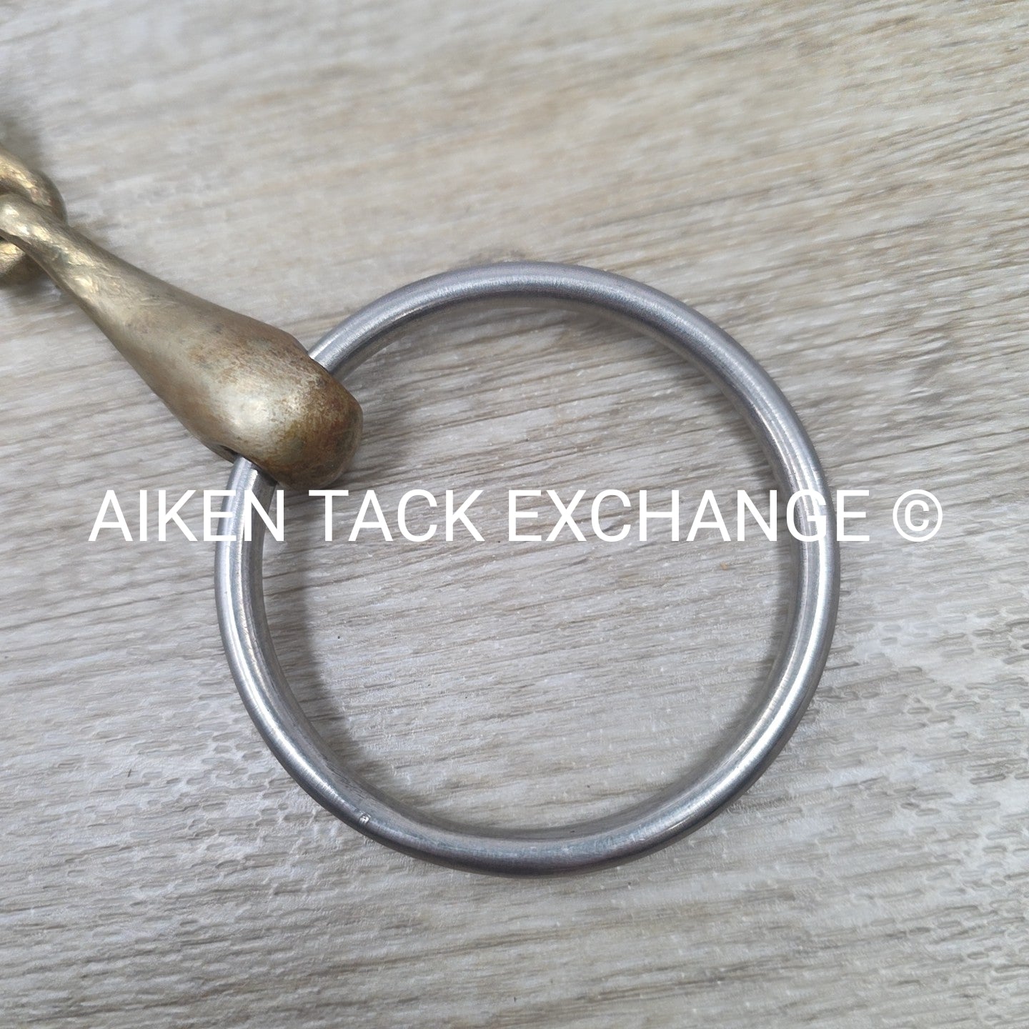 Copper French Link Loose Ring Bit 5"