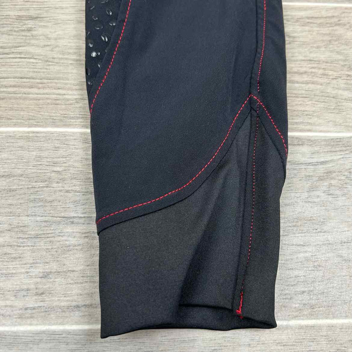 KL Select USG "IDA Smart" Silicone Grip Full Seat Breeches, Size 30