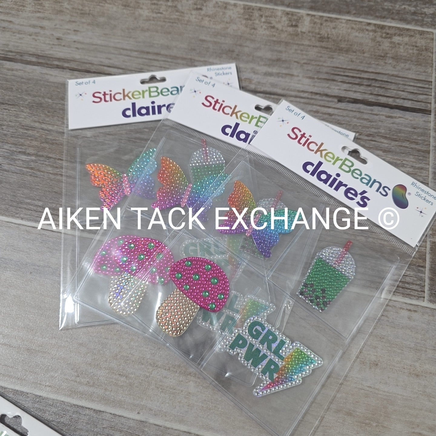 Claire's StickerBeans Books + 20 Rhinestone Stickers