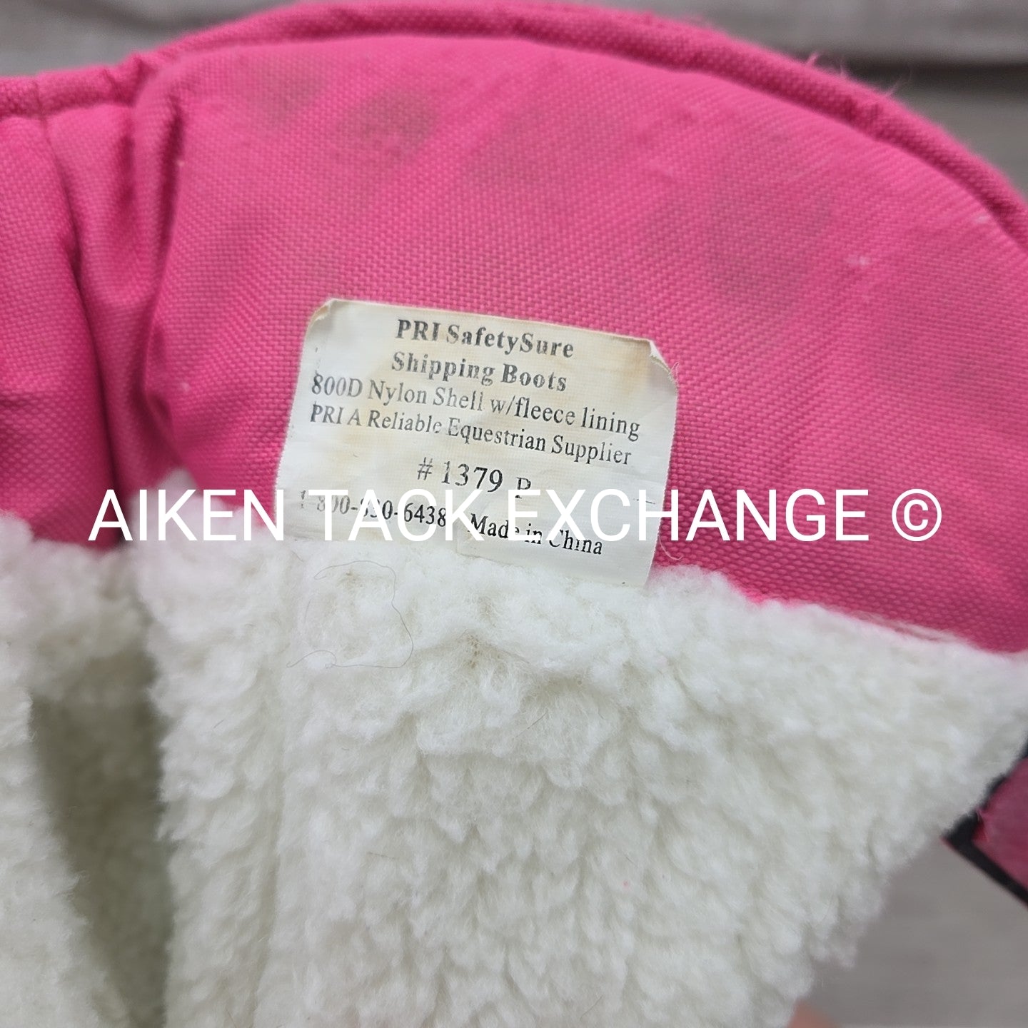 PRI Safety Sure Shipping Boots, Pink, Set of 4, Size Pony