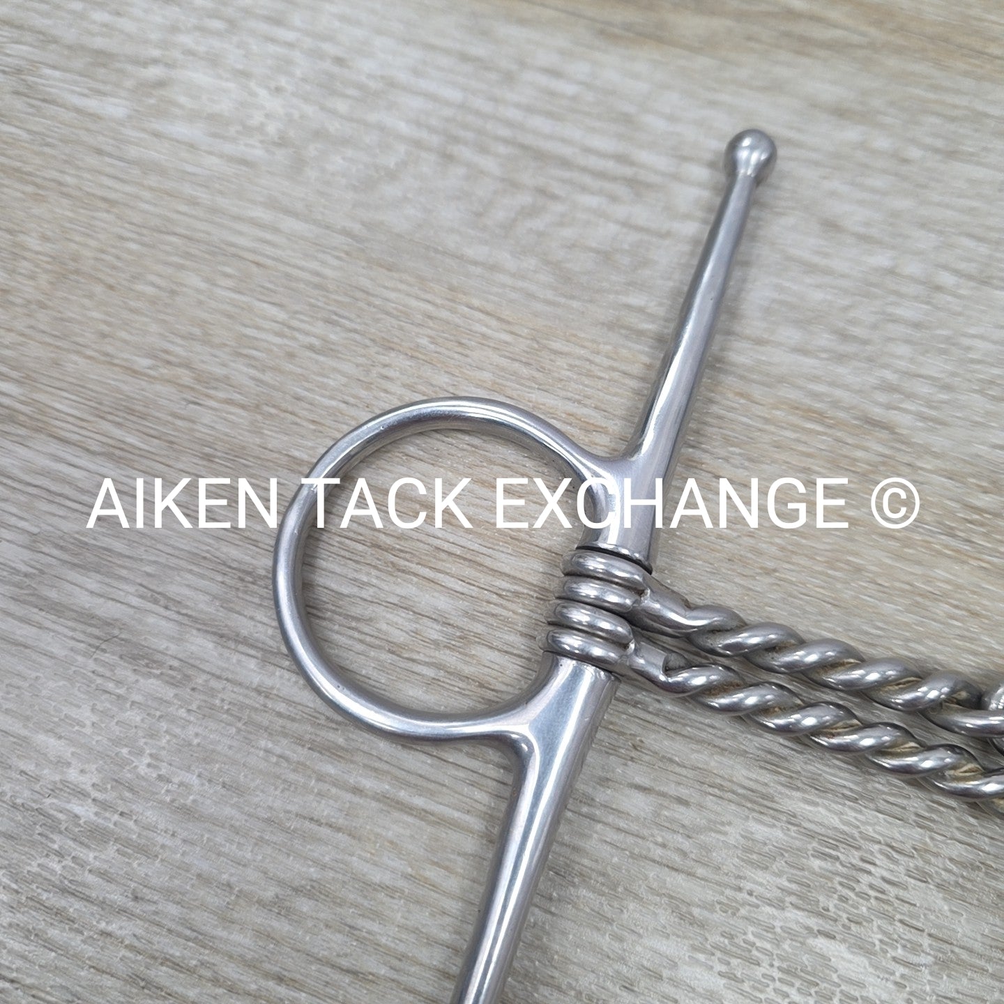Full Cheek Double Twisted Wire Bit 5.25"