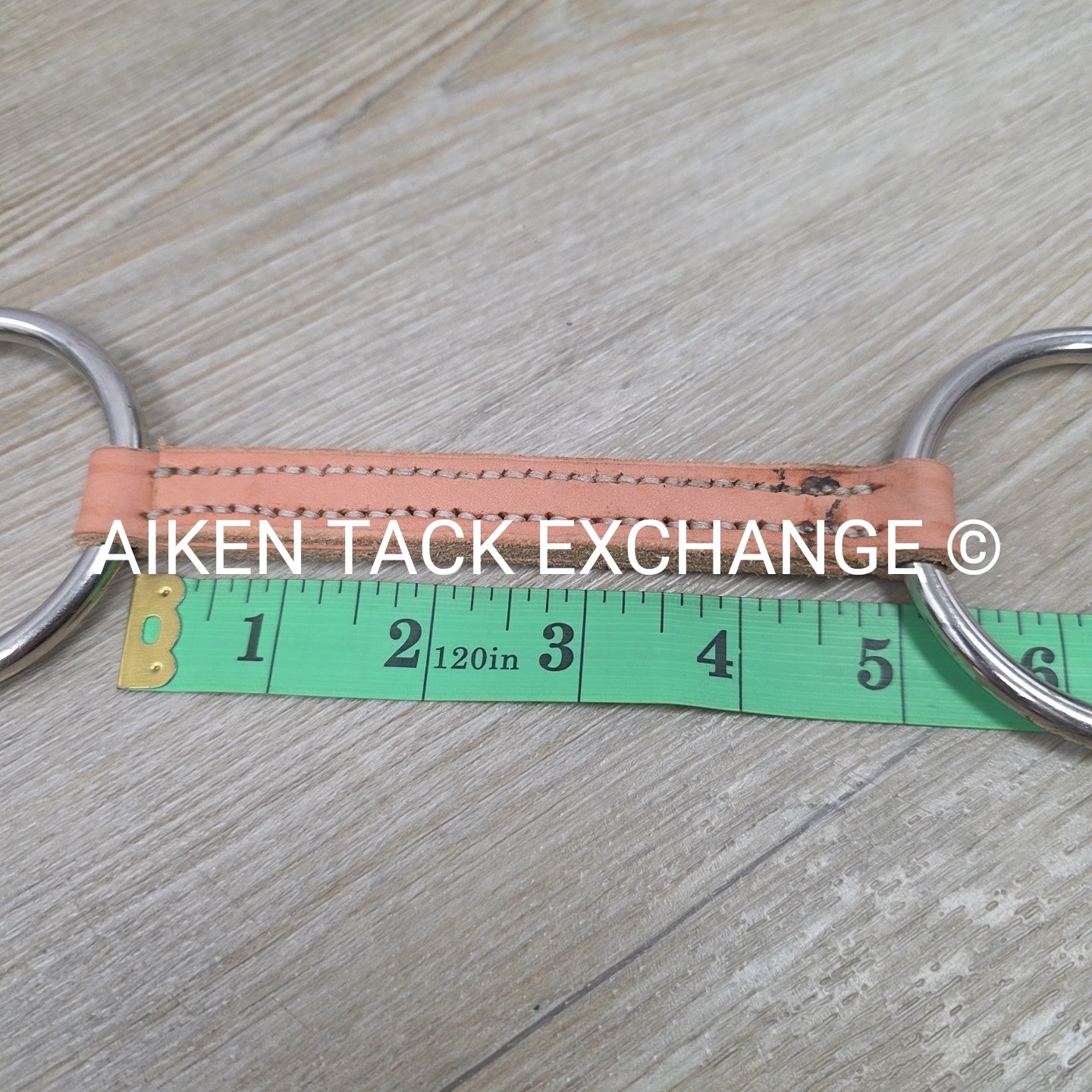 Straight Leather Loose Ring Bit 5"