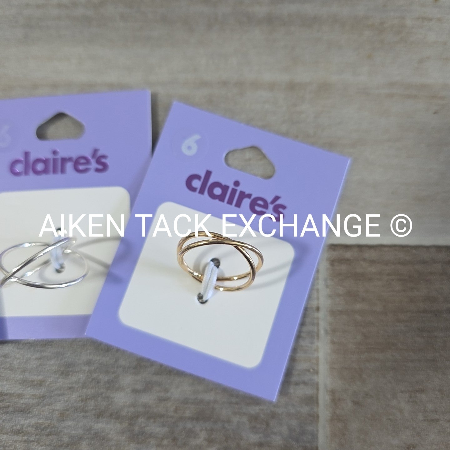 Claire's Rings (3) - Size 6