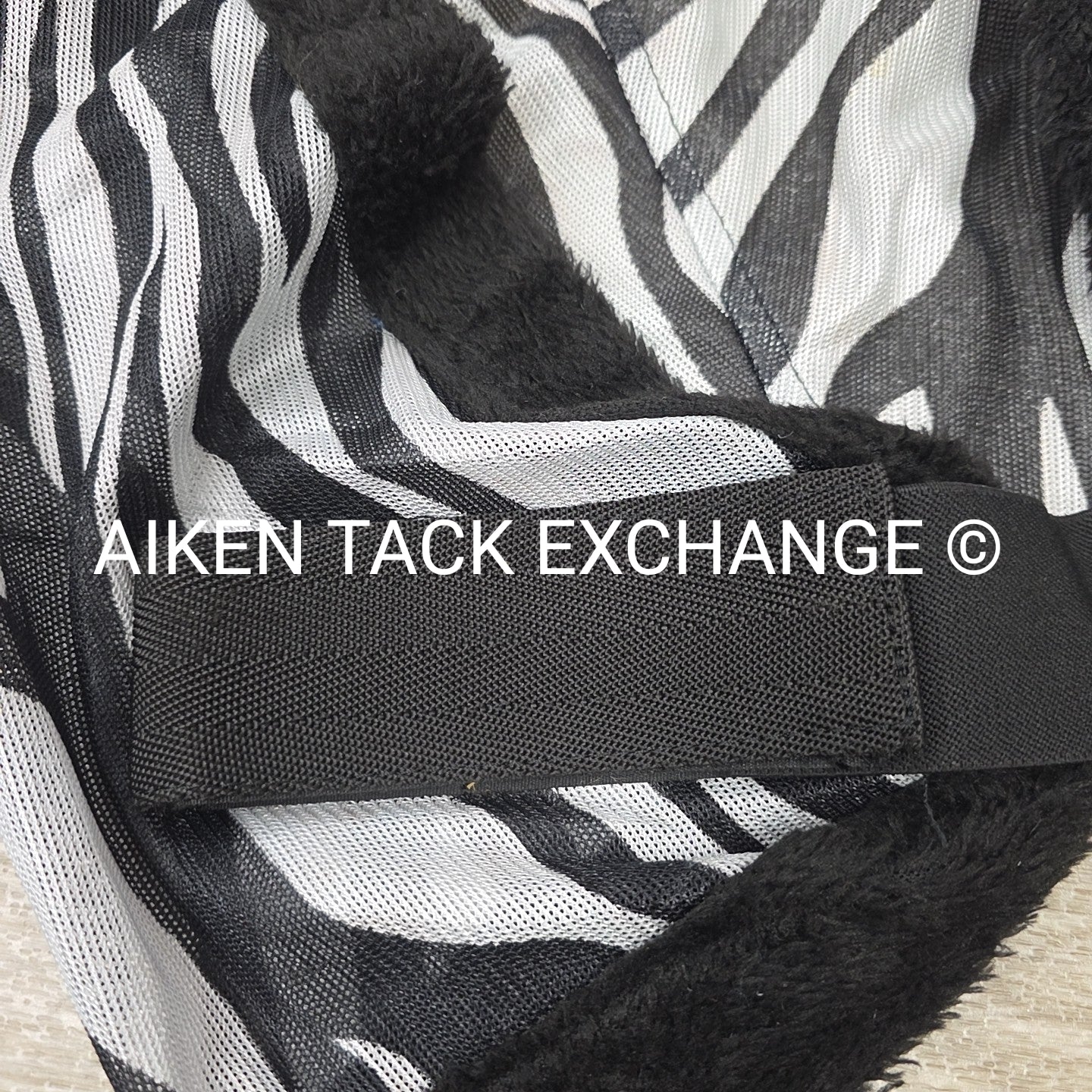 Tough 1 Zebra Mesh Fly Mask, Size Full