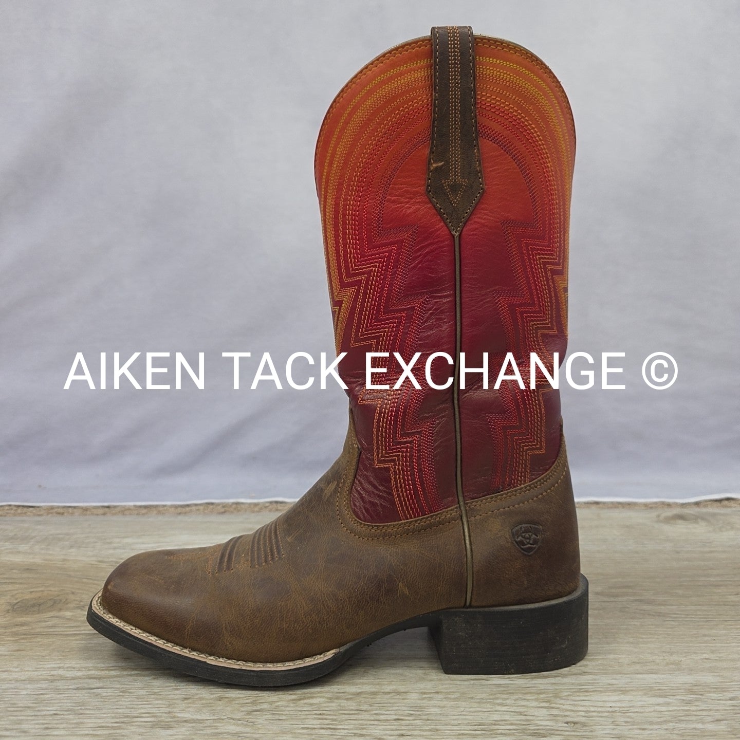 Ariat Round Up Waylon Western Boots, Size 8
