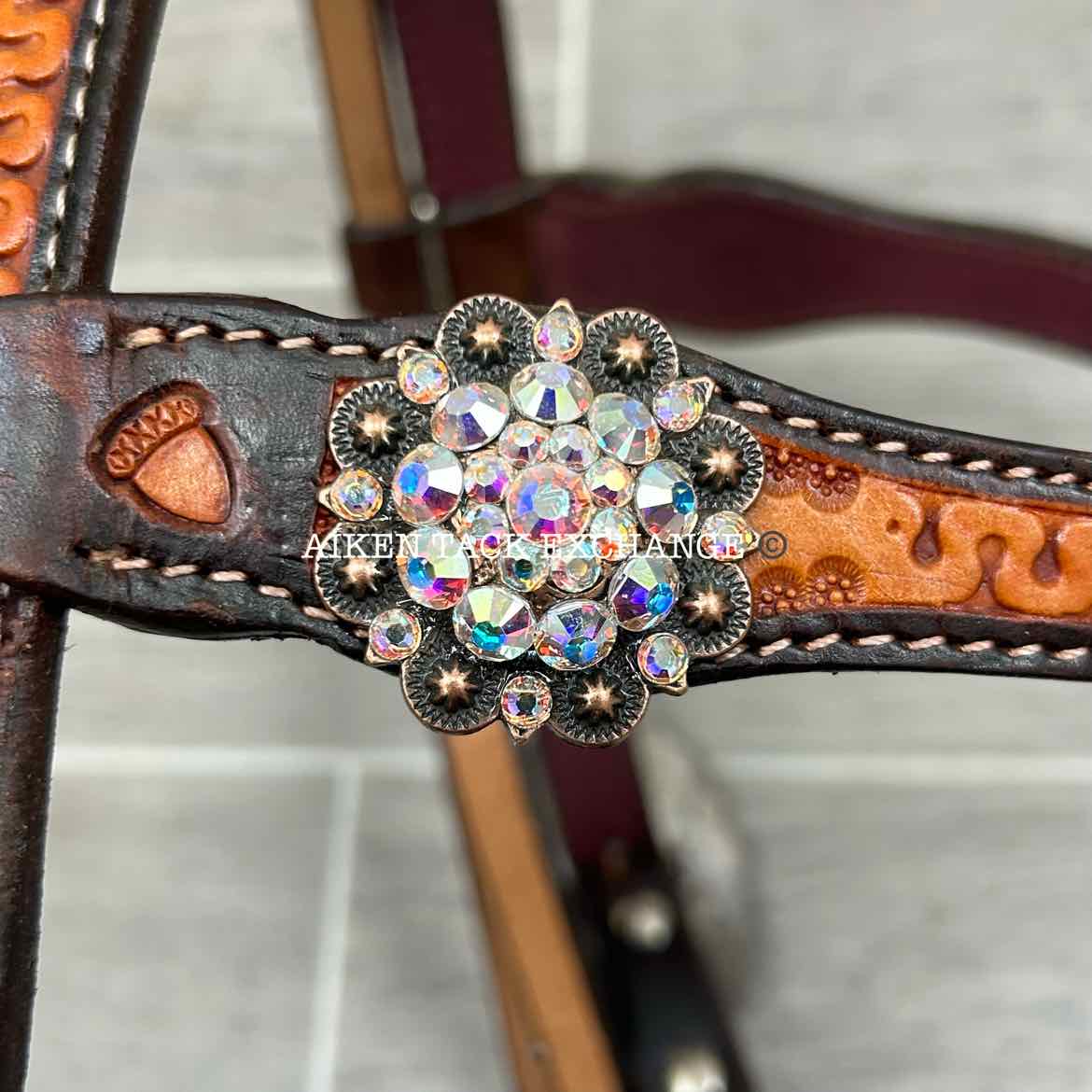 Browband Western Headstall with Bling