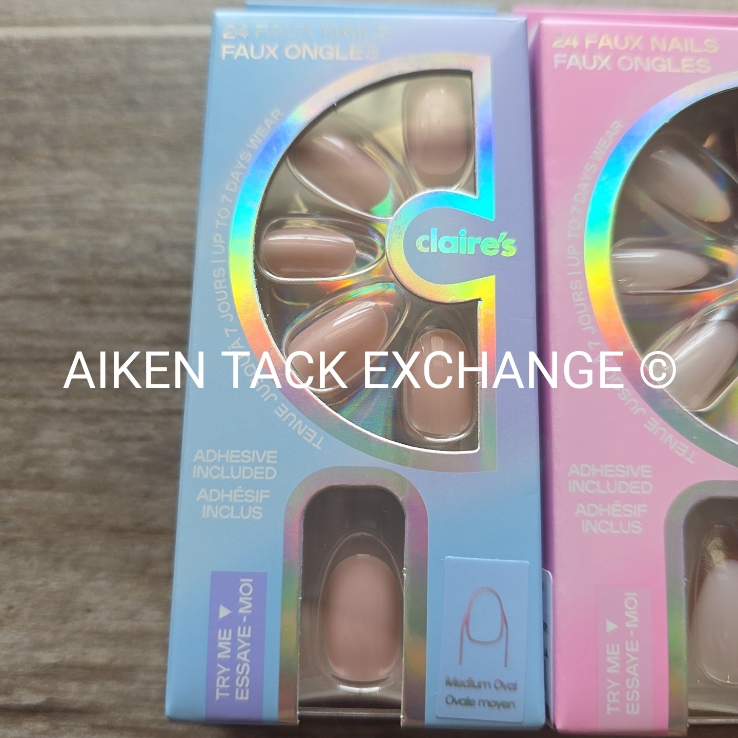Claire's Press-On Nails (2 Sets) - 24 Count Each (48 Total)