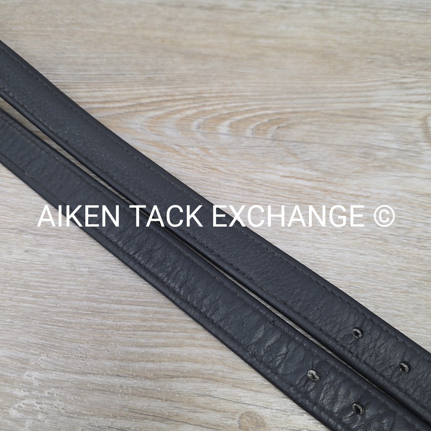 Beval Calfskin Lined Stirrup Leathers, Black, 60"