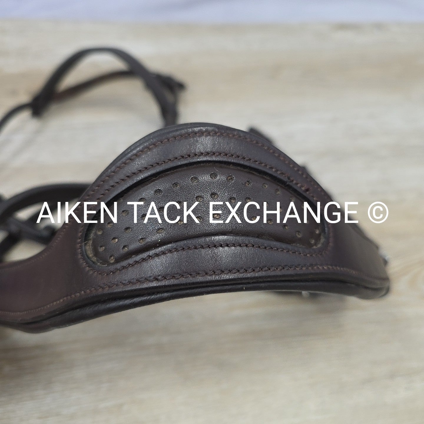 Collegiate ComFiTec Training Bridle, No Reins, Brown, Size Full