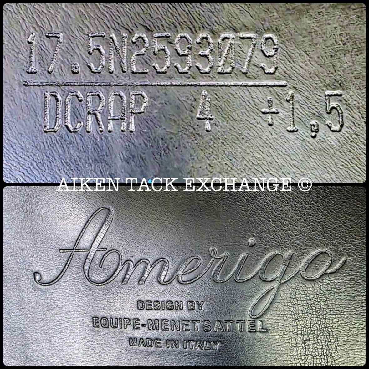 2009 Amerigo Pinerolo Classic Dressage Saddle, 17.5" Seat, Medium Wide Tree, Wool Flocked Panels