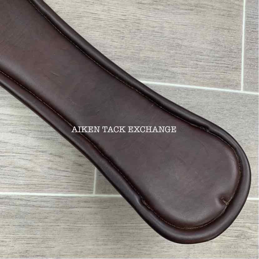 Marcel Toulouse Padded Leather Girth, Brown, 26"