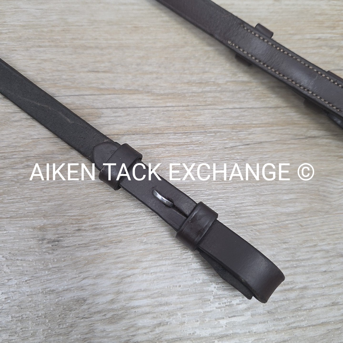 Plain Laced Reins, Brown, 55"