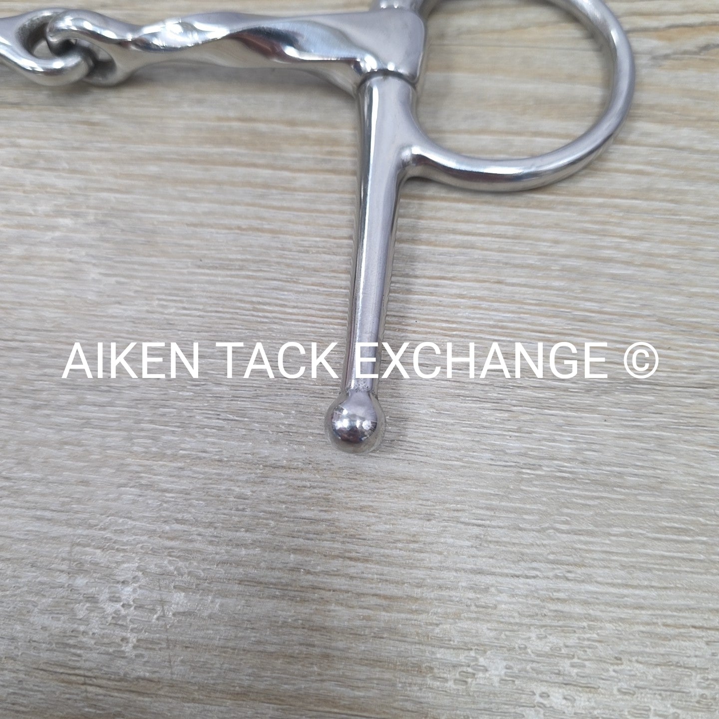 Coronet Single Joint Slow Twist Full Cheek Bit with Keepers, 5"