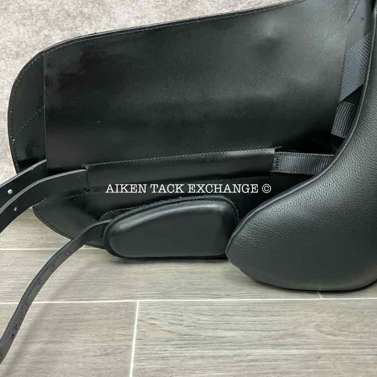 2023 Fairfax Stella Monoflap Dressage Saddle, 17.5" Seat, Adjustable Tree - Changeable Gullet, Wool Flocked Panels