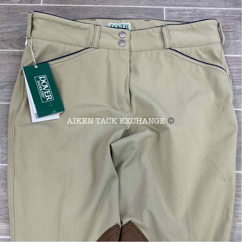 Dover Saddlery Wellesley Knee Patch Breeches, Size 30