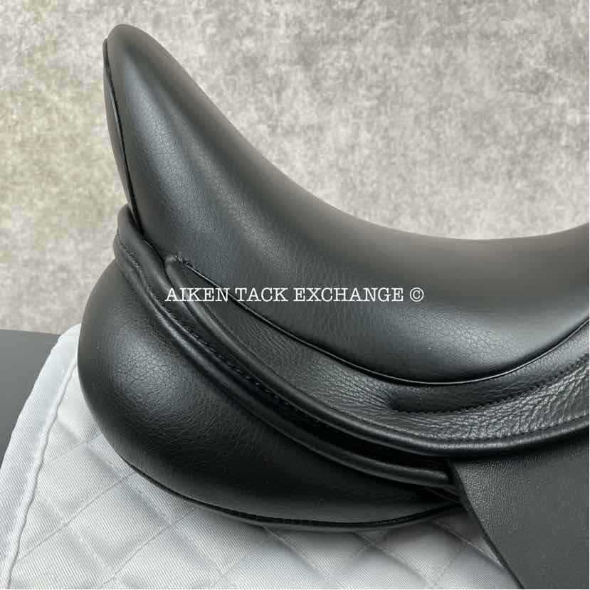 Kent & Masters MDM S-Series Standard Wither Moveable Block Dressage Saddle, 17.5" Seat, Adjustable Tree - Changeable Gullet, Wool Flocked Panels