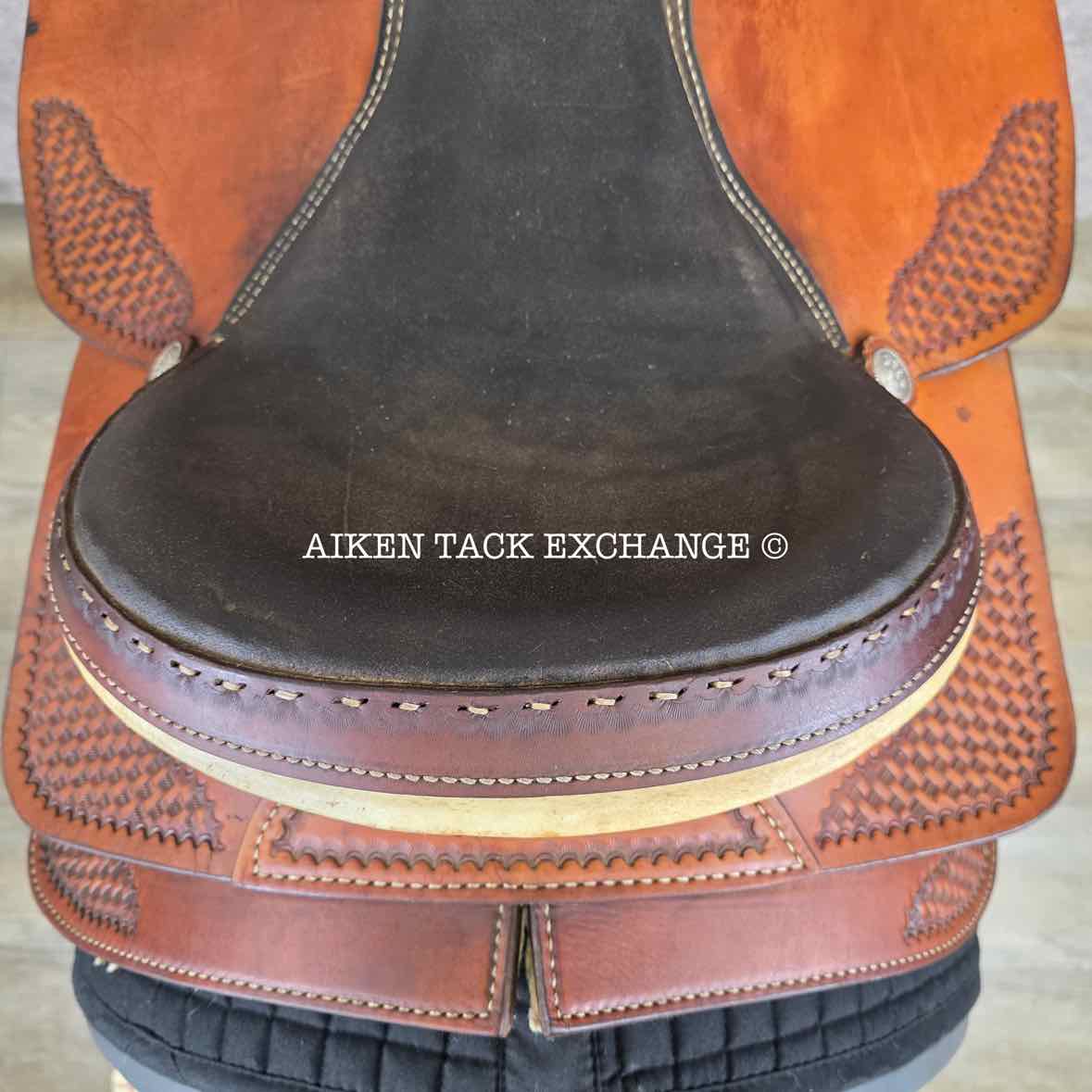 AMB Western Saddle, 16" Seat, Wide Tree - Full QH Bars