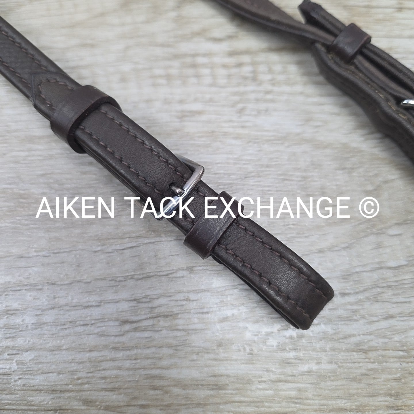 Schockemohle Durasoft Grip Reins, Brown, Size Full
