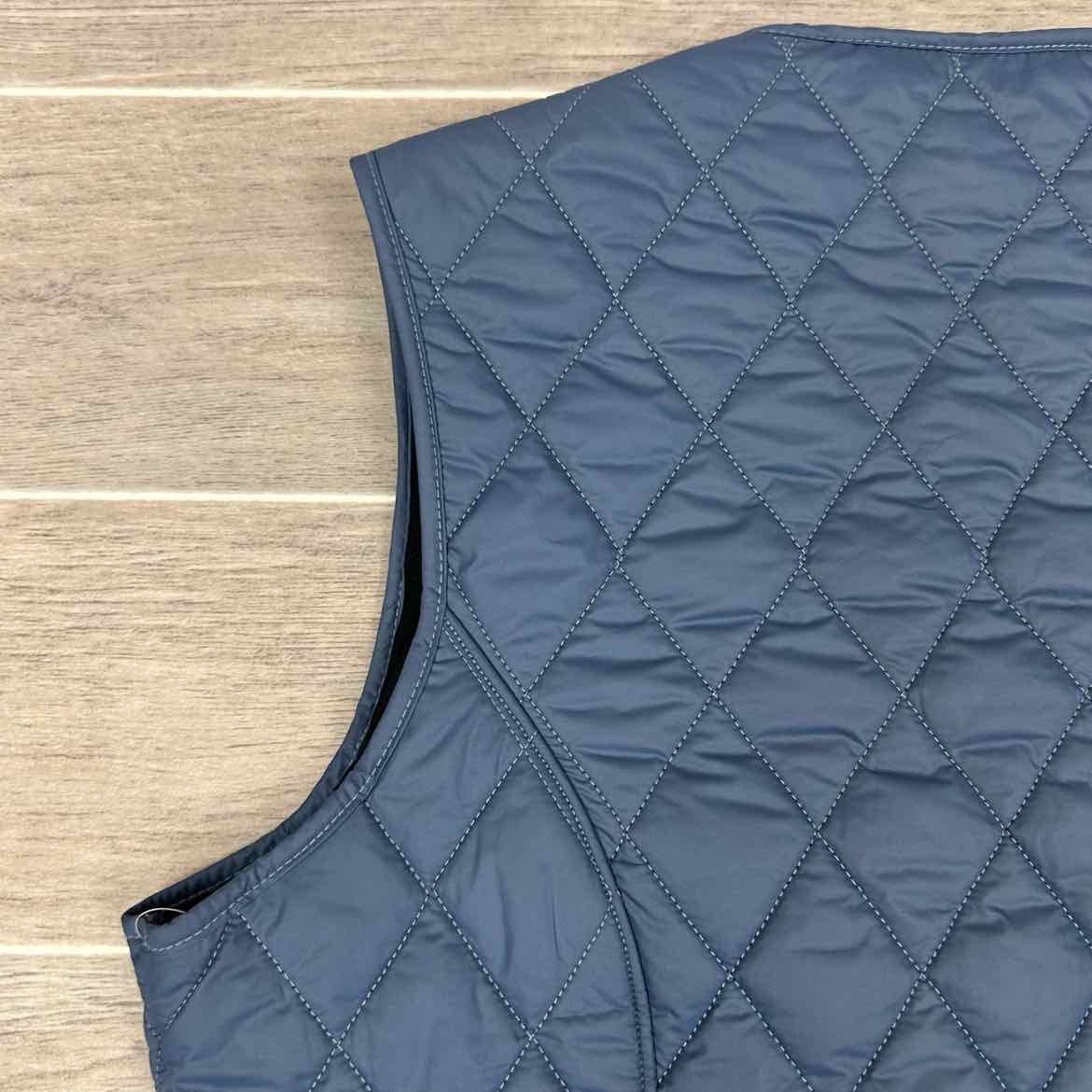 Arista Quilted Vest, Bluestone, Size Large
