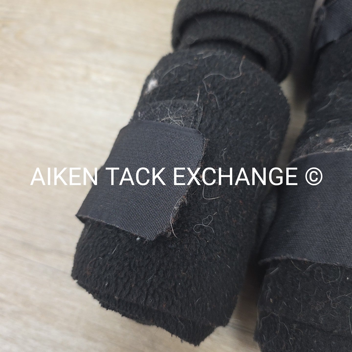 Centaur Fleece Polo Wraps, Black, Set of 4