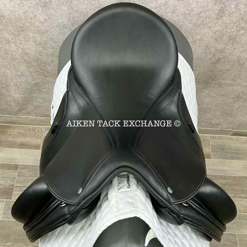 2017 Schleese Obrigado Monoflap Dressage Saddle, 17.5" Seat, Adjustable Tree, Wool Flocked Panels