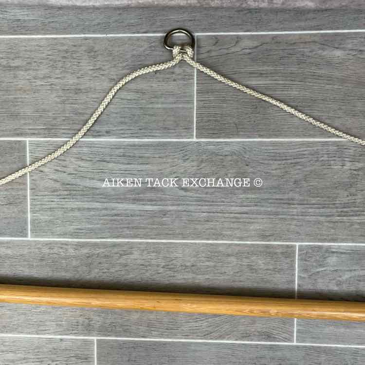 Hanging Wooden Blanket Rack