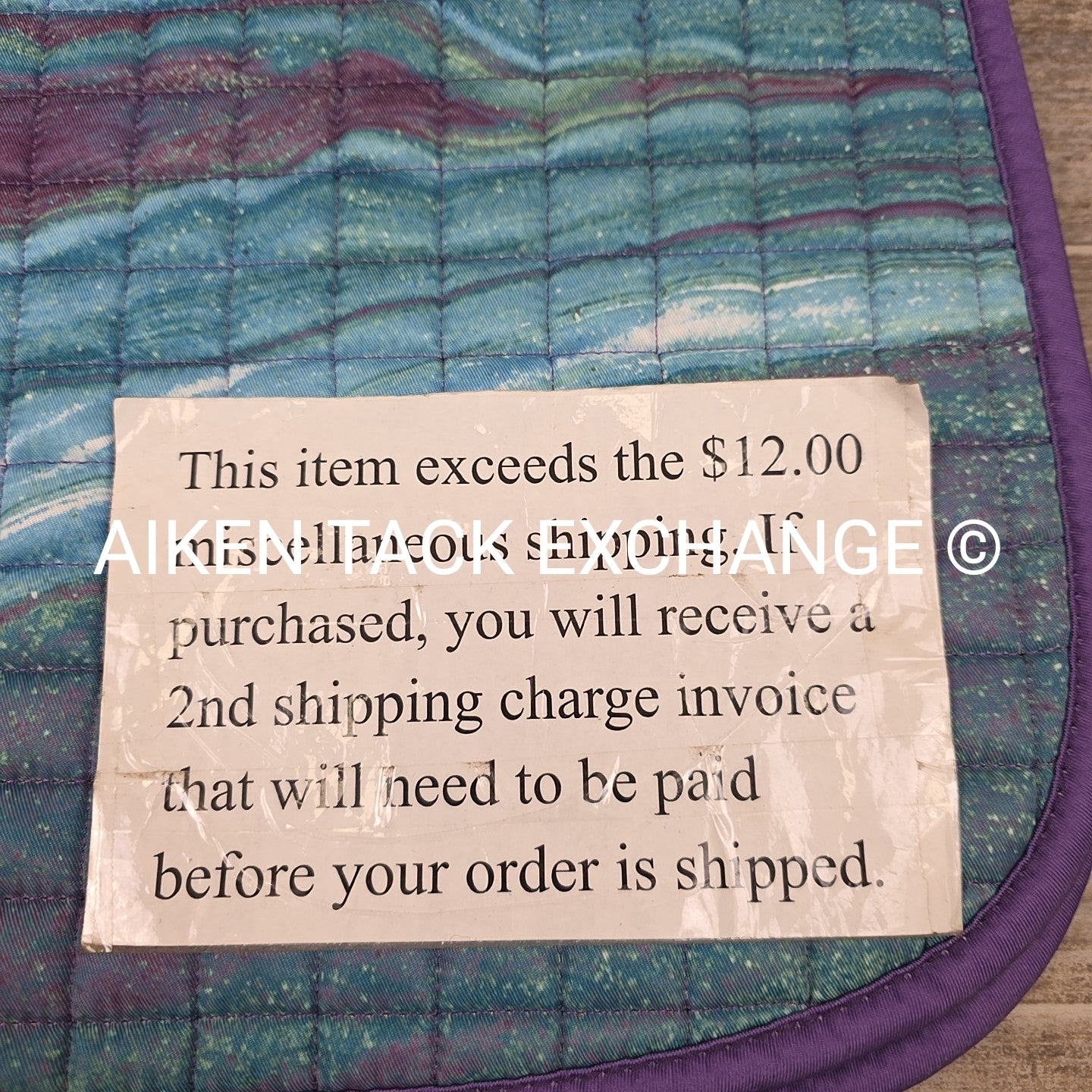 Weatherbeeta Marble Shaped Jump All Purpose Saddle Pad