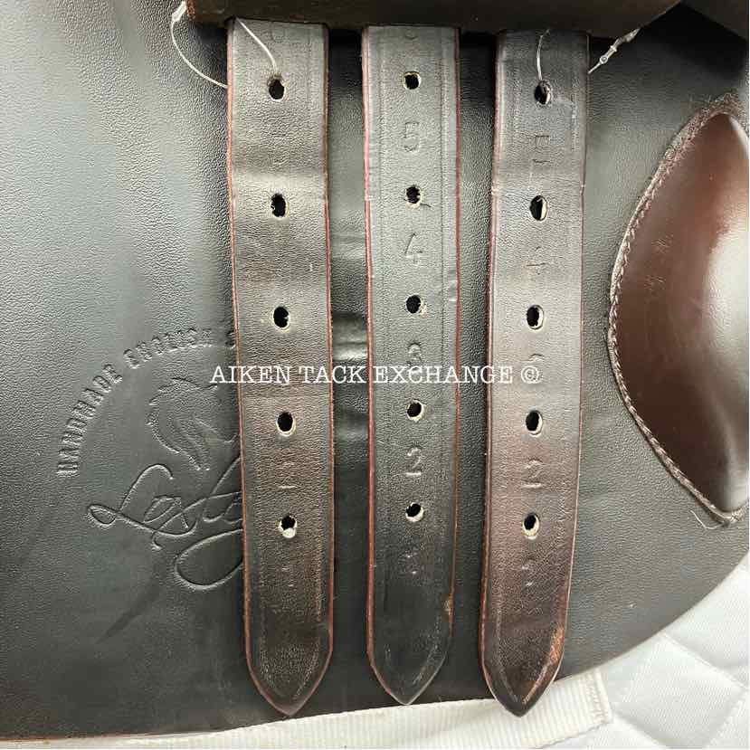**SOLD** 2019 Loxley by Bliss Jump Saddle, 17.5" Seat, Adjustable Tree - Changeable Gullet, Wool Flocked Panels