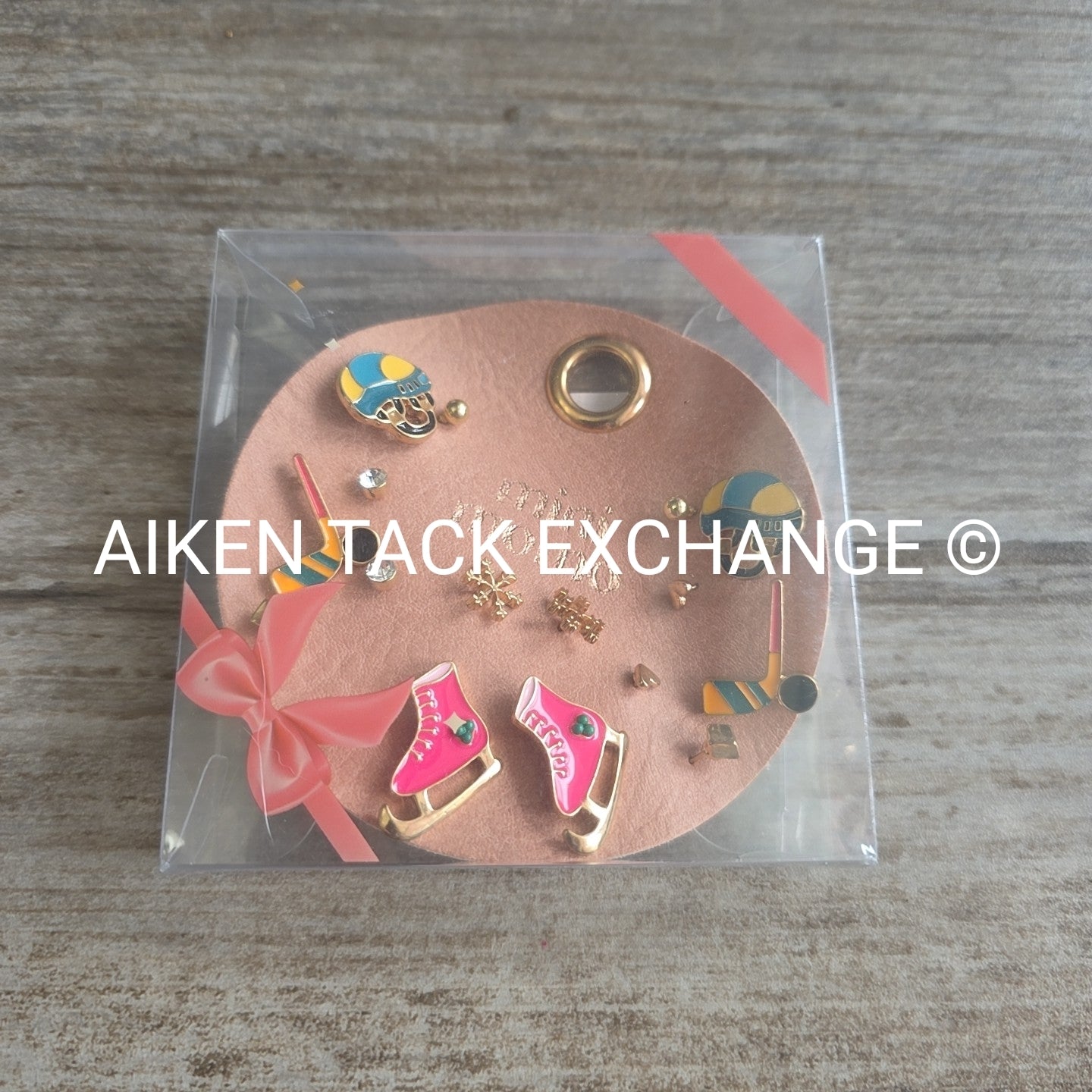 Hockey Earring Set - 8 Pairs Total