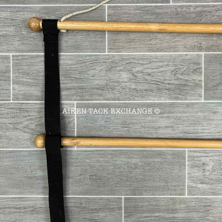 Hanging Wooden Blanket Rack