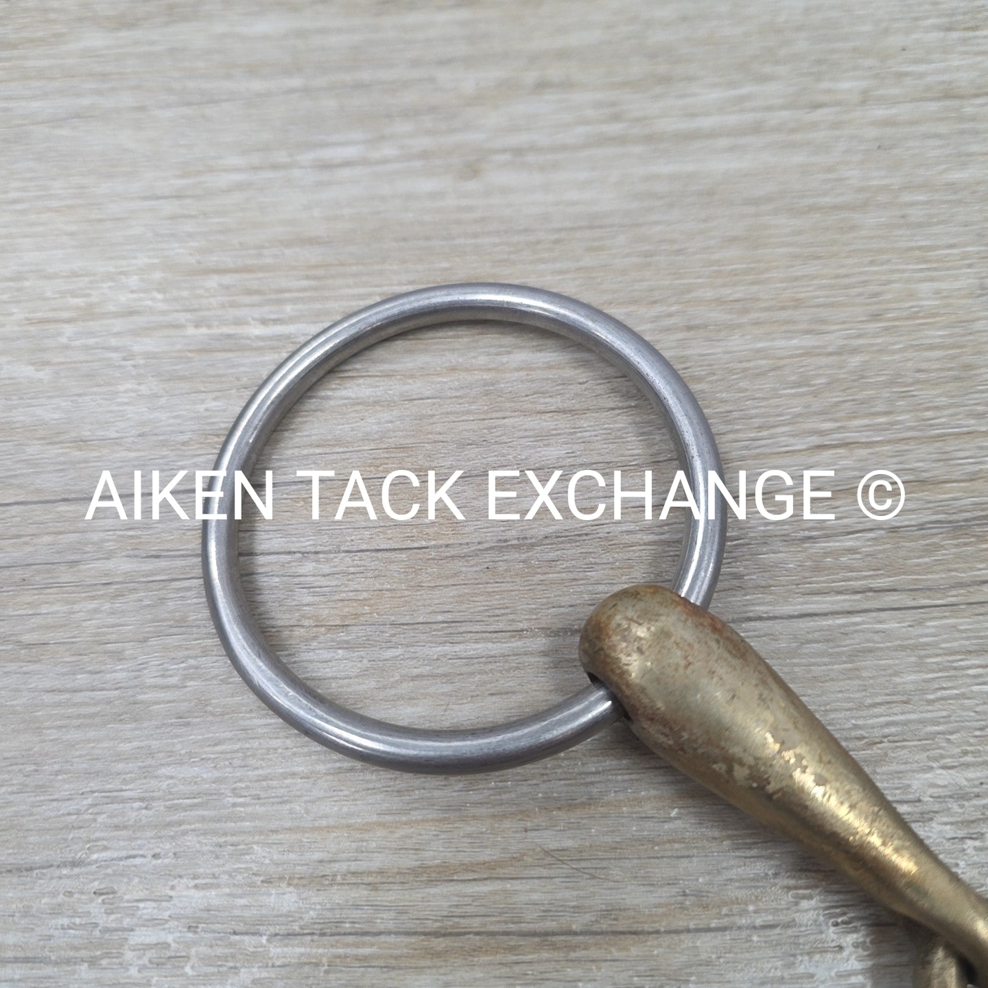 Copper French Link Loose Ring Bit 5"