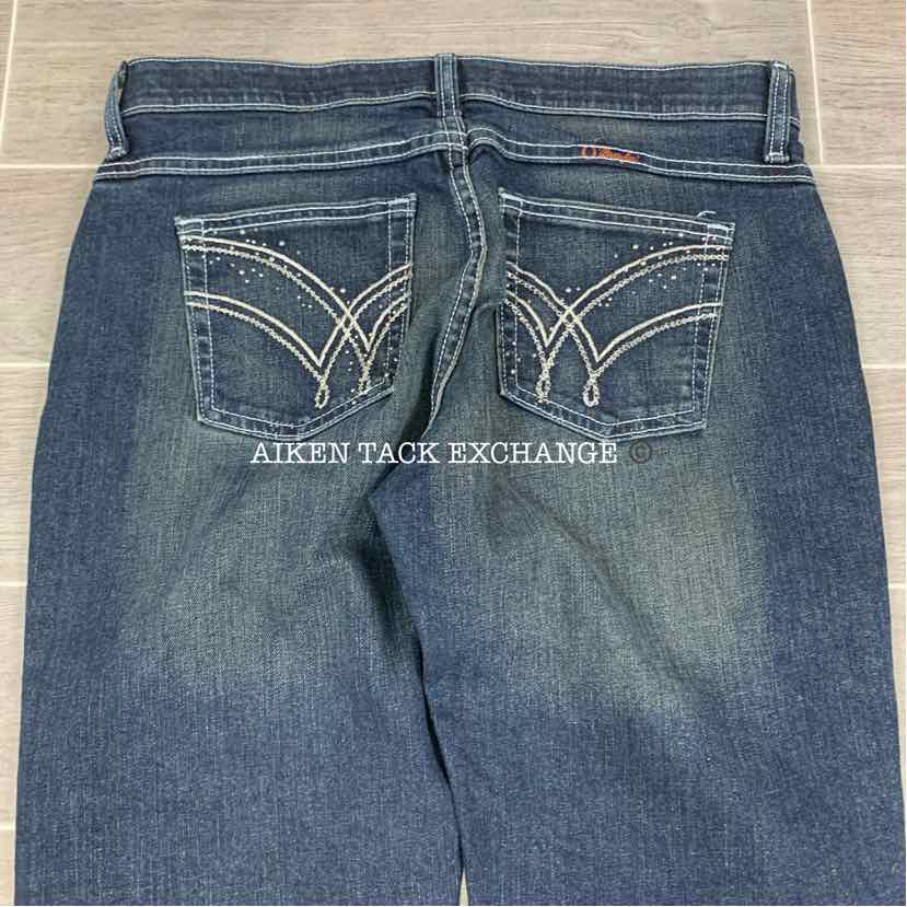 Wrangler Q-Baby Mid-Rise Jeans, Size 7/8