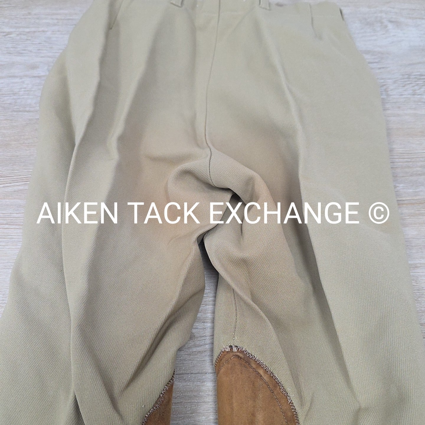 BARGAIN BUNDLE: 2 Tailored Sportsman Side Zip Knee Patch Breeches, Size 24 + 26