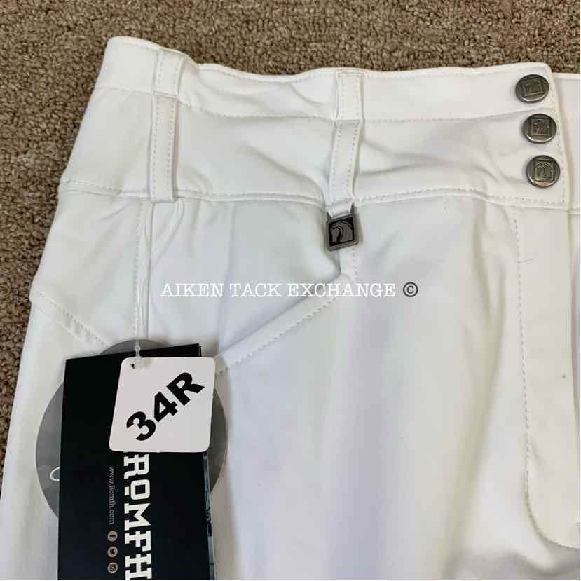 Romfh Isabella Silicone Grip Full Seat Breeches, Size 34 R