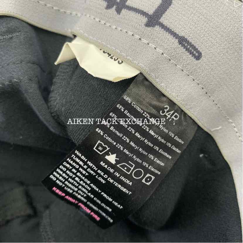 Alessandro Albanese Letta Knee Patch Breeches, Size 34 R